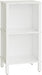 White Industrial Strength Bookshelf With Open Shelves
