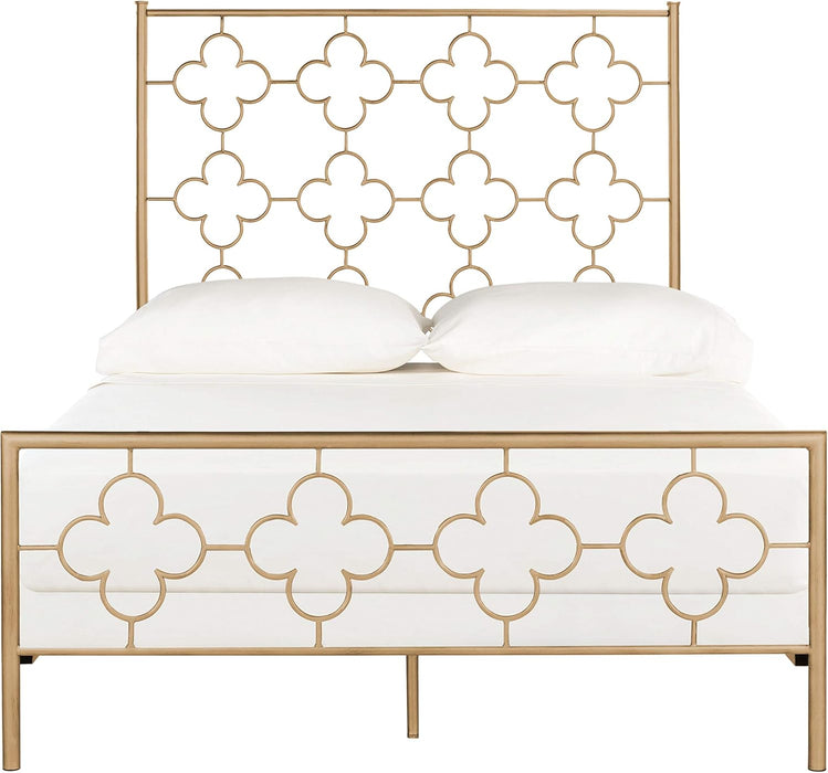 Home Morris Moroccan Antique Gold Bed, Full