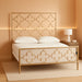 Home Morris Moroccan Antique Gold Bed, Full