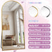 Floor Mirror, 78"×38" Full Length Mirror with Stand for Bedroom Living Room, Gold