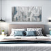 Abstract Wall Art Ready to Hang White Wall Art Modern Fantasy Paintings Blue White Abstract Wall Decor Prints Canvas Art Wall Decor Painting for Bedroom Office Decoration 20" X 40"