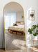 71"X30" Arched Full Length Mirror, Large Floor Mirror with Aluminum Alloy Frame Standing Hanging or Leaning Wall-Mounted Mirror, Vanity Mirror for Living Room and Bedroom,Gold