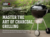 Master-Touch Charcoal Grill for Outdoor Cooking and Barbecue, 22-Inch, Black