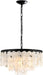 18 Inches Capiz Shell Chandelier Dimmable Luminaire