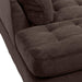 Emilio 2-Piece Reversible Sectional Sofa - Chocolate