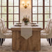 70.9Inches PremiumHandcrafted Wood Dining Table Arched Legs