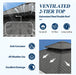10x10 Outdoor Gazebo Weatherproof Privacy Curtains