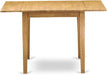 NDT-OAK-T Norden Dining Table - a Rectangle Wooden Table Top with Dropleaf & Stylish Legs, 30X48 Inch, Oak