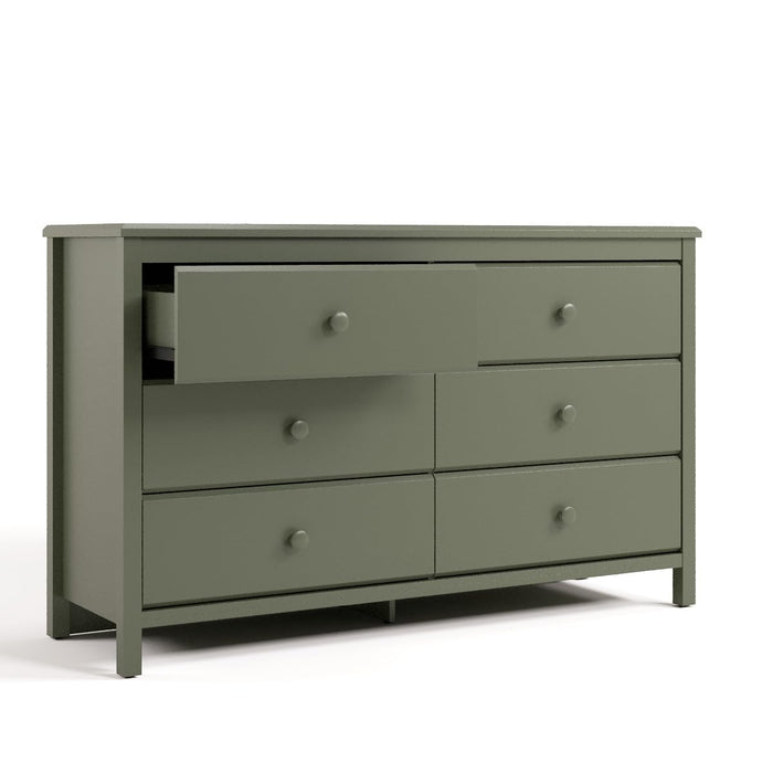 Olive Six Drawer Dresser GREENGUARD Gold Certified