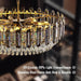 31.5 Inch Handcrafted Baroque Style Crystal Chandelier