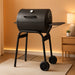 Barrel Charcoal Grill, Large Charcoal Grills with Side Shelf, Outdoor BBQ Grill,Perfect for Backyard Camping, Patio Parties and Picnics