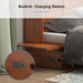 Queen Murphy Bed Cabinet With Mattress USBChargingPort