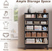 Black 6 Drawer Dresser for Bedroom, 47" Tall Chest of Drawers