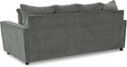 Stairatt Casual Sofa with Flared Arms, Gray