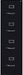 Hirsh 15" W 4 Drawer Vertical File Cabinet, Black, Letter 16699-1 Each