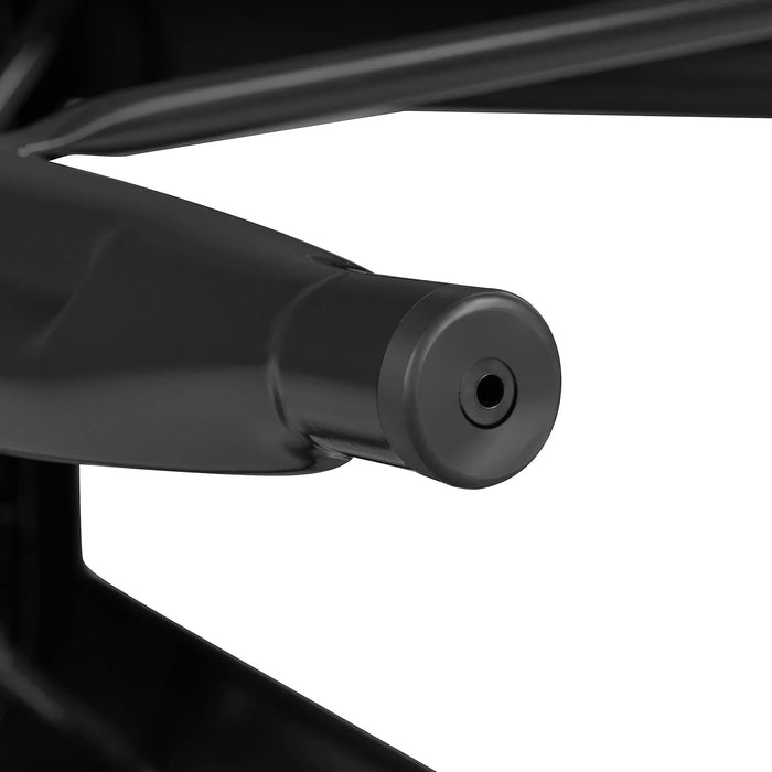 30 Inch Metal Bar Stools Set of 4 Bar Height Barstools Kitchen Chair Industrial Bar Stools with Low Back for Indoor Outdoor Use Matte Black