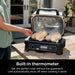 | Grill & Smoker | Outdoor Woodfire Pro XL | 4 in 1 Grill, BBQ Smoker, Air Fryer & Bake | Portable | Includes Built in Thermometer & 2 Woodfire Pellet Packs | Dark Grey | OG850