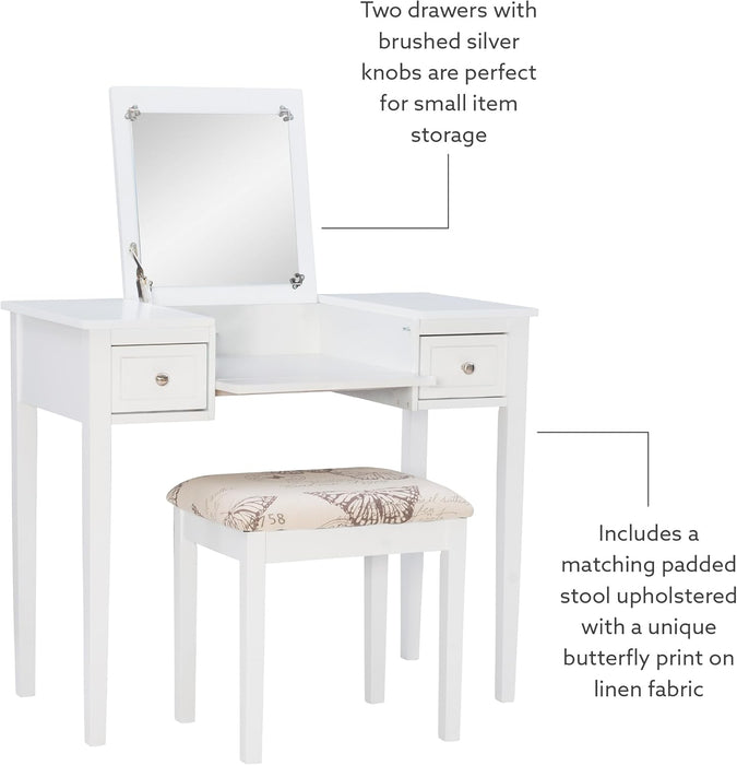 Vanity Set White