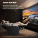 Top-Grain Leather Home Theater Seating, Dual-Motor Power Recliner