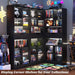 73.6" Tall Narrow Bookshelf with Drawer for Display, 19.7" Wide