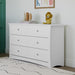 White 6-Drawer Dresser for Kids