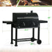 Oversize Charcoal BBQ Grill Liftable Charcoal Tray Backyard Patio Outdoor Cooker