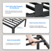 14 Inch King Bed Frame with Rounded Corner & 4 Mattress Baffles