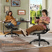 Ergonomic Office Chair with Footrest – High Back Executive Mesh Desk Chair for Corporate & Home, 135° Recline Task Computer Chair with Flip-Up Arms, Wide Seat, Class-4 Cylinder, 300 LBS - GY01BC-FT