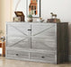 Queen Murphy WallBed Cabinet With USBChargingPorts