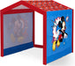 Disney Mickey Mouse Indoor Playhouse with Fabric Tent for Boys and Girls by , Great Sleep or Play Area for Kids - Fits Toddler Bed