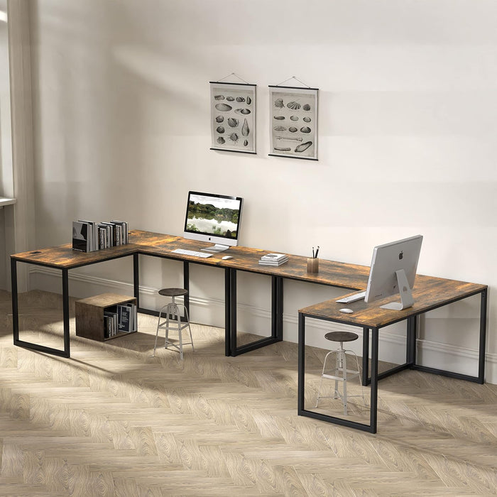 Mission 48-Inch Home Office Computer Desk, Rustic Brown