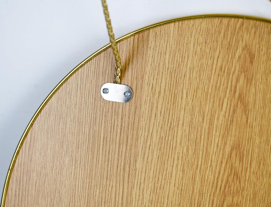 11.8-Inch Small round Wall Mirror, Gold Bathroom Mirror