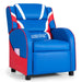 Kids Leather Recliner Chair with Side Pockets