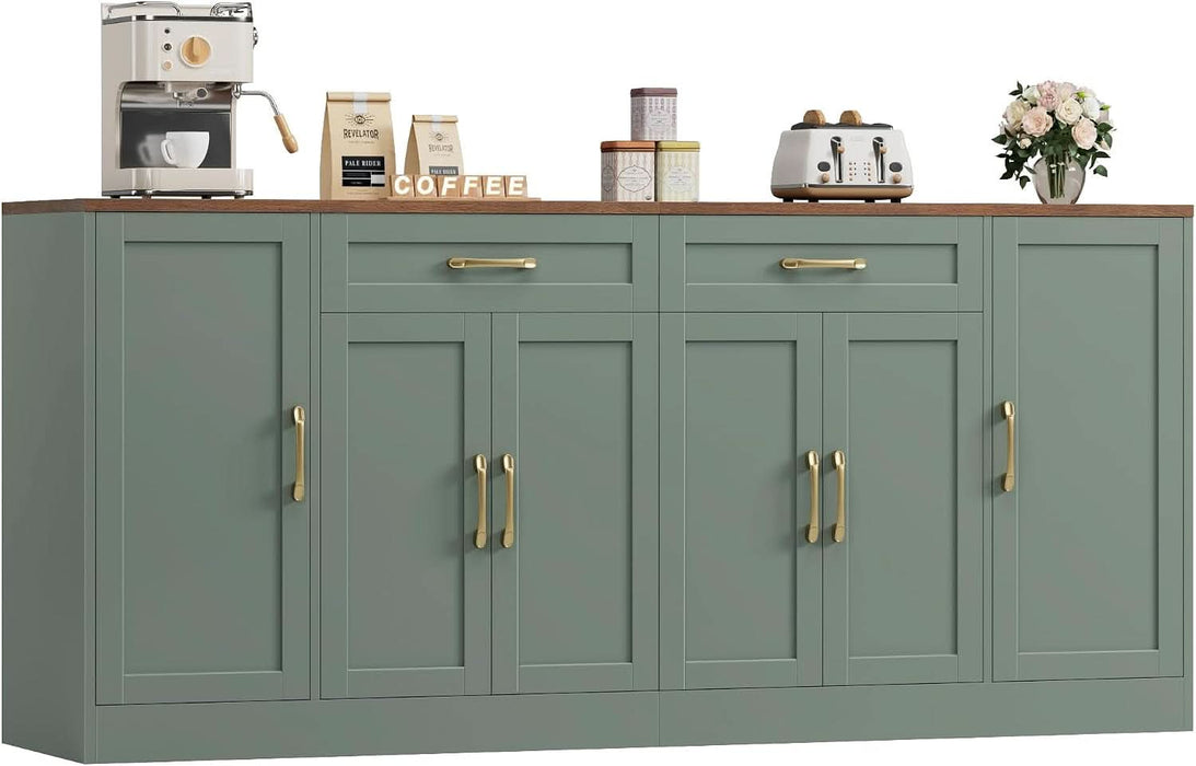 71” Large Buffet Cabinet with Storage, Sideboard Cabinet