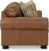 Exquisite Leather Sleeper Sofa Queen Dark Chocolate