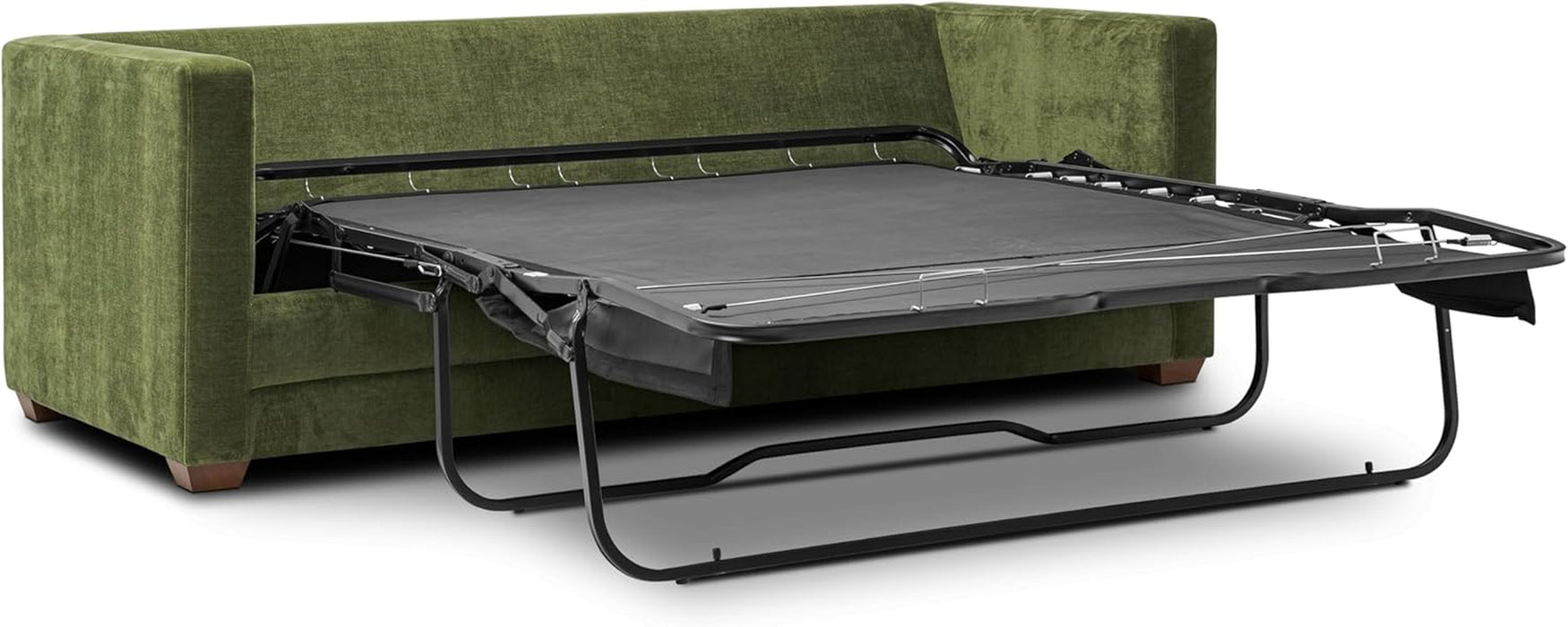 EightyTwoInches Pull Out Sofa Bed With HiddenMattress