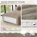 95-Inch Modular Sectional Sofa Sleeper Upholstered