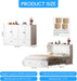 Queen Murphy Bed Cabinet With USB PortsAndCharging