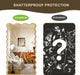 Full Length Mirror, 55"X28" Boho Wavy Wood Floor Mirror, for Bathroom, Bedroom, Living Room, Cloakroom, Entryway