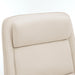 Cocoon Modern Executive High Back Home Office Chair, Upholstered Desk Chair with Wheels, Vanity Chair with Head and Lumbar Support, Armrest (Beige)
