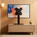 Universal TV Stand for 13"–43" Tvs Swivel 4 Level Height Adjustable Table Top TV Mount Stand Holds up to 77Lbs