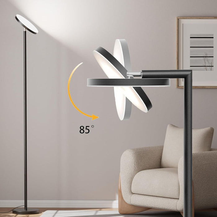 36W LED Floor Lamp, Modern Stepless Dimmable Torchiere Standing Lamps