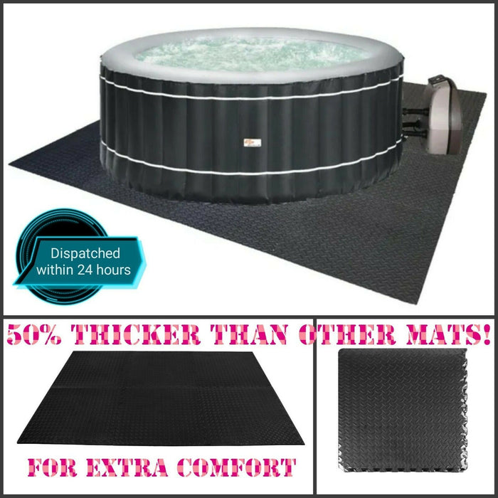 LAY-Z SPA COMPATIBLE THICK HOT TUB FLOOR PROTECTOR GROUND MATS / QUICK DELIVERY