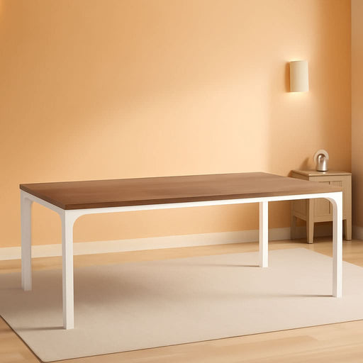 Dining Table for 6-8 People, 78-Inch Large Narrow Long Rectangular Kitchen Dinner Table, 8 Seat Rustic Wood Dining Room Table for Kitchen, Living Room (Only Table)