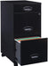 3 Drawers 29.52" Vertical Black Metal Filing Cabinet Lockable Pre-Assembled Movable Letter Size for Home, Office