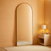 Mirror Full Length, 71 X 26 Inches Floor Mirror with Stand, Xx-Large Arch Gold Mirrors for Bedroom, Dressing Room, Home Decor, Gold
