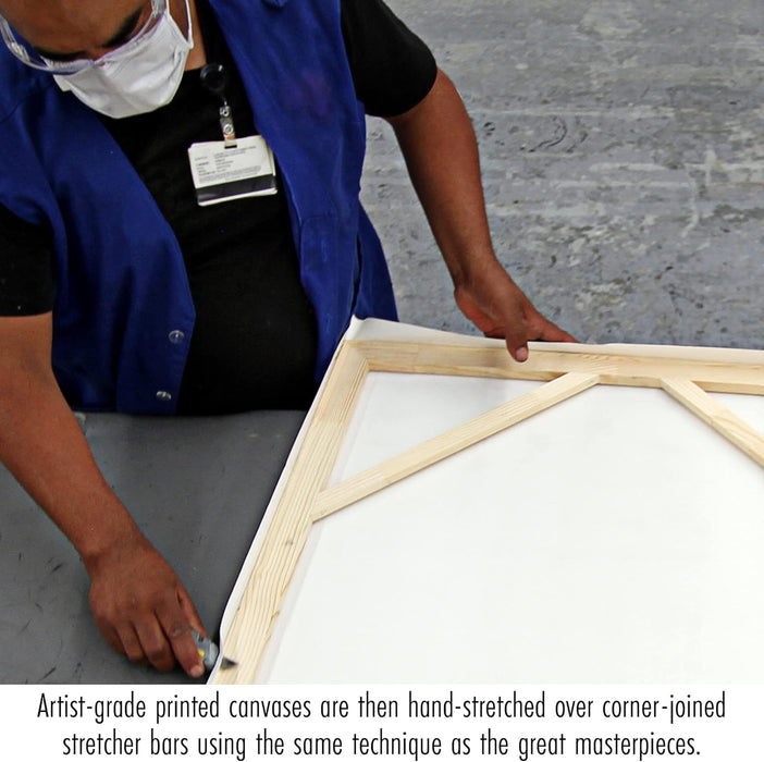 "Buffalo Bill on Charlie, 1865" Canvas Replica Painting, Small