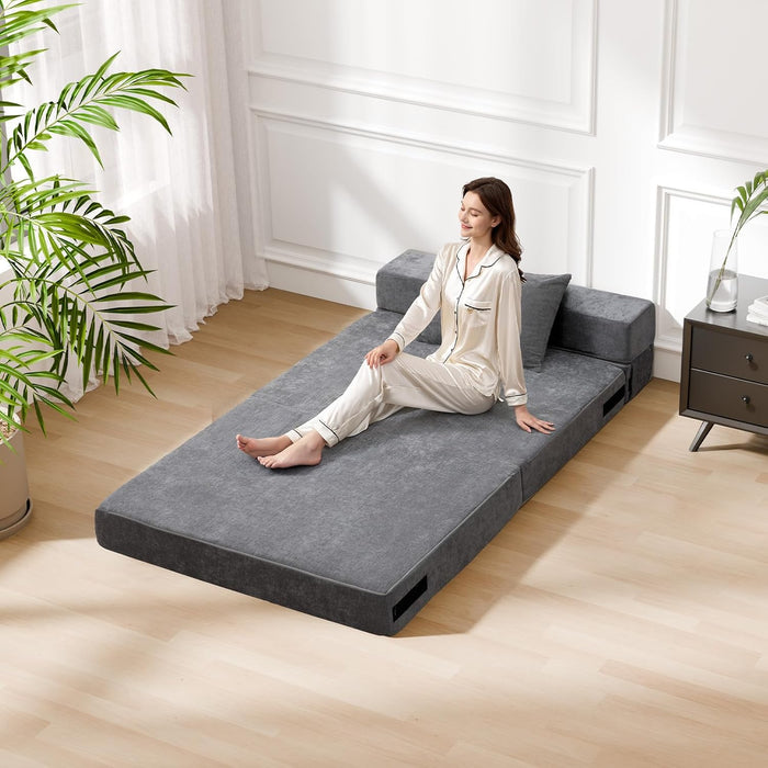 Twin Memory Foam Convertible Sofa Bed PremiumEdition