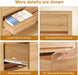 63" Dresser for Bedroom with 9 Drawers, Modern Dressers & Chests of Drawers with Metal Handles, Wooden Dresser TV Stand, Bedroom Dressers, for Bedroom, Hallway, Natural