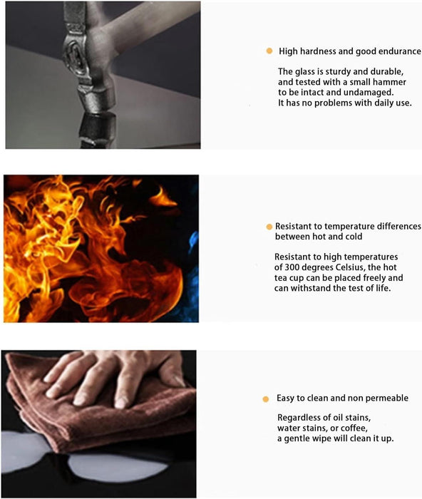 Modern round Coffee Table with Glass Top, 32.68" D X 22.44" W X 15.75" H, Circular Tea Tables for Living Room Home Office Industrial Cocktail Tables (Walunt-Grey Glass/35.43")